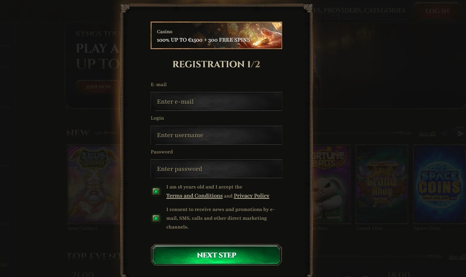 registrationkyngscasino