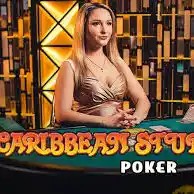 Caribbean Stud Poker game by Evolution – logo hosted on Kyngs Casino