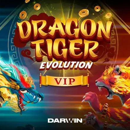 Dragon Tiger Evolution VIP slot visual from Darwin Gaming available on kyngscasino-de.de