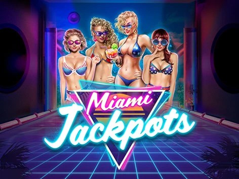 Official Slots logo: Miami Jackpots by Booming Games at Kyngs Casino