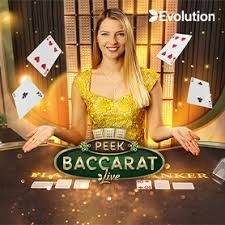 Peek Baccarat game by Evolution – logo hosted on Kyngs Casino