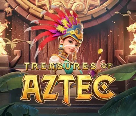 Treasures of Aztec slot logo by PG Soft at Kyngs Casino